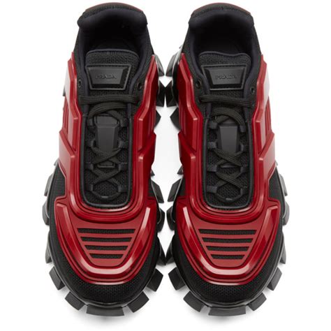 prada black and red|red and black Prada shoes.